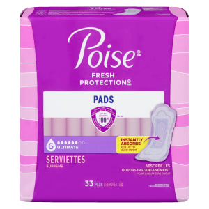 Poise Fresh Protection Ultimate 33 Pads