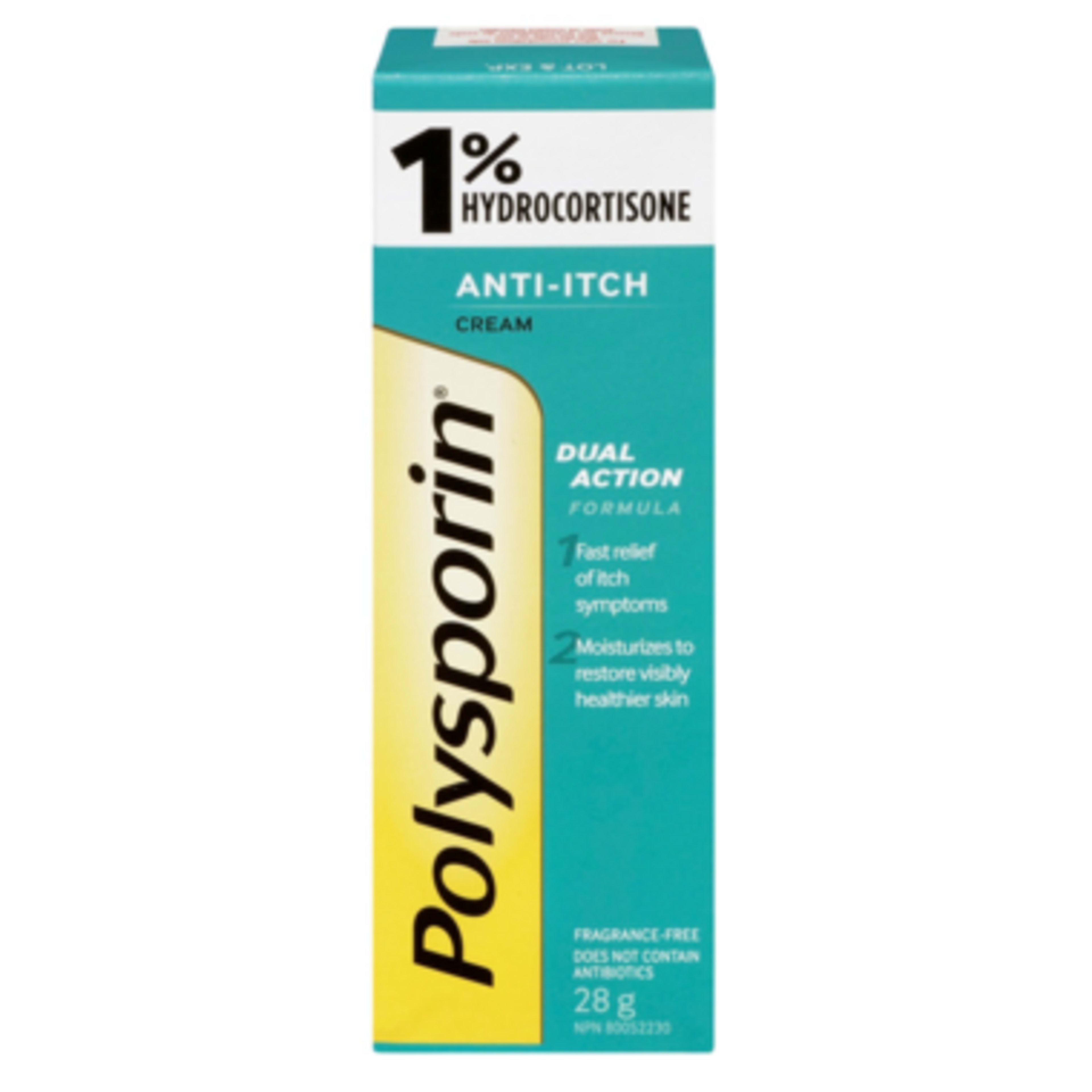 Polysporin Anti-Itch Cream 1% Hydrocortisone 28 g