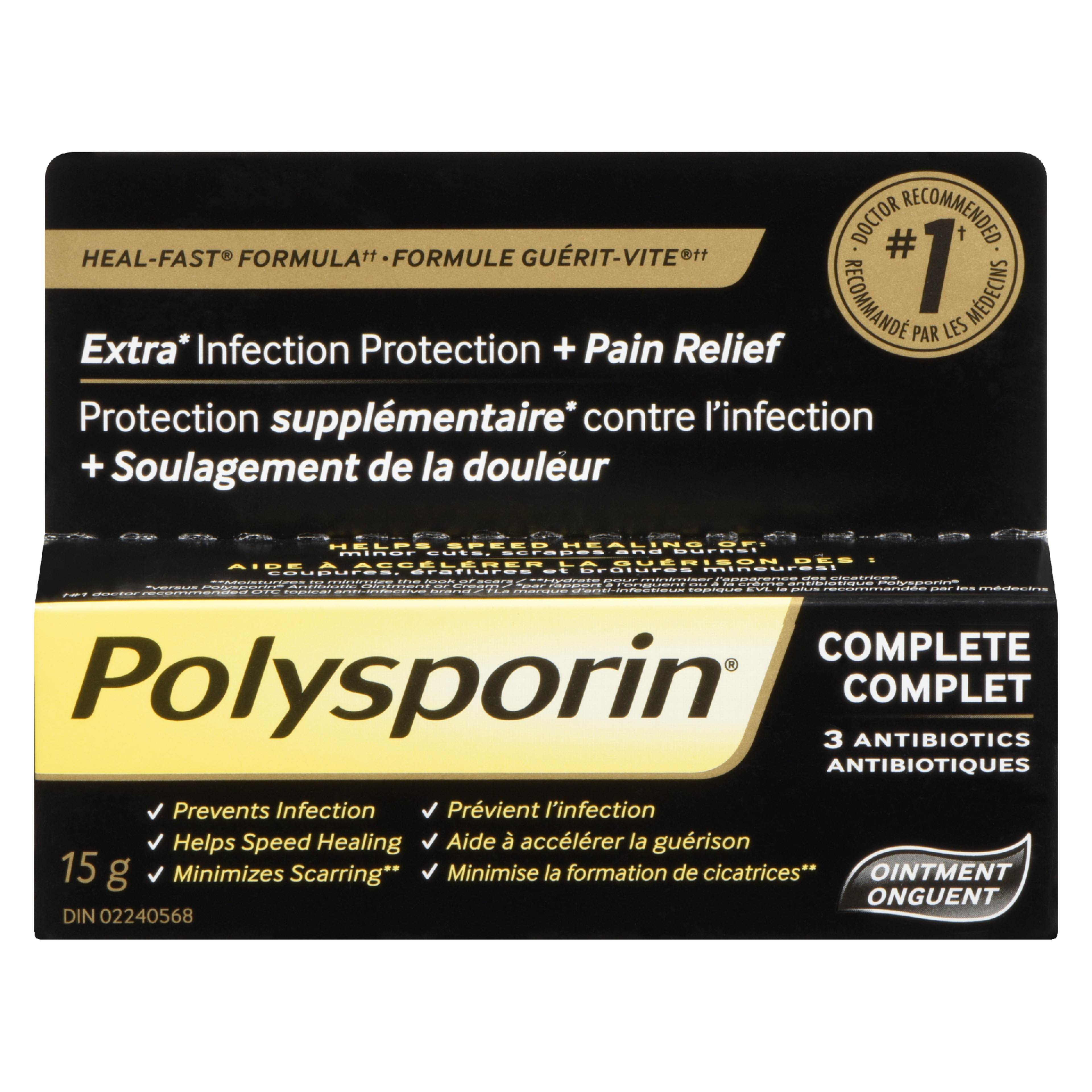 Polysporin Complete Ointment 15 g
