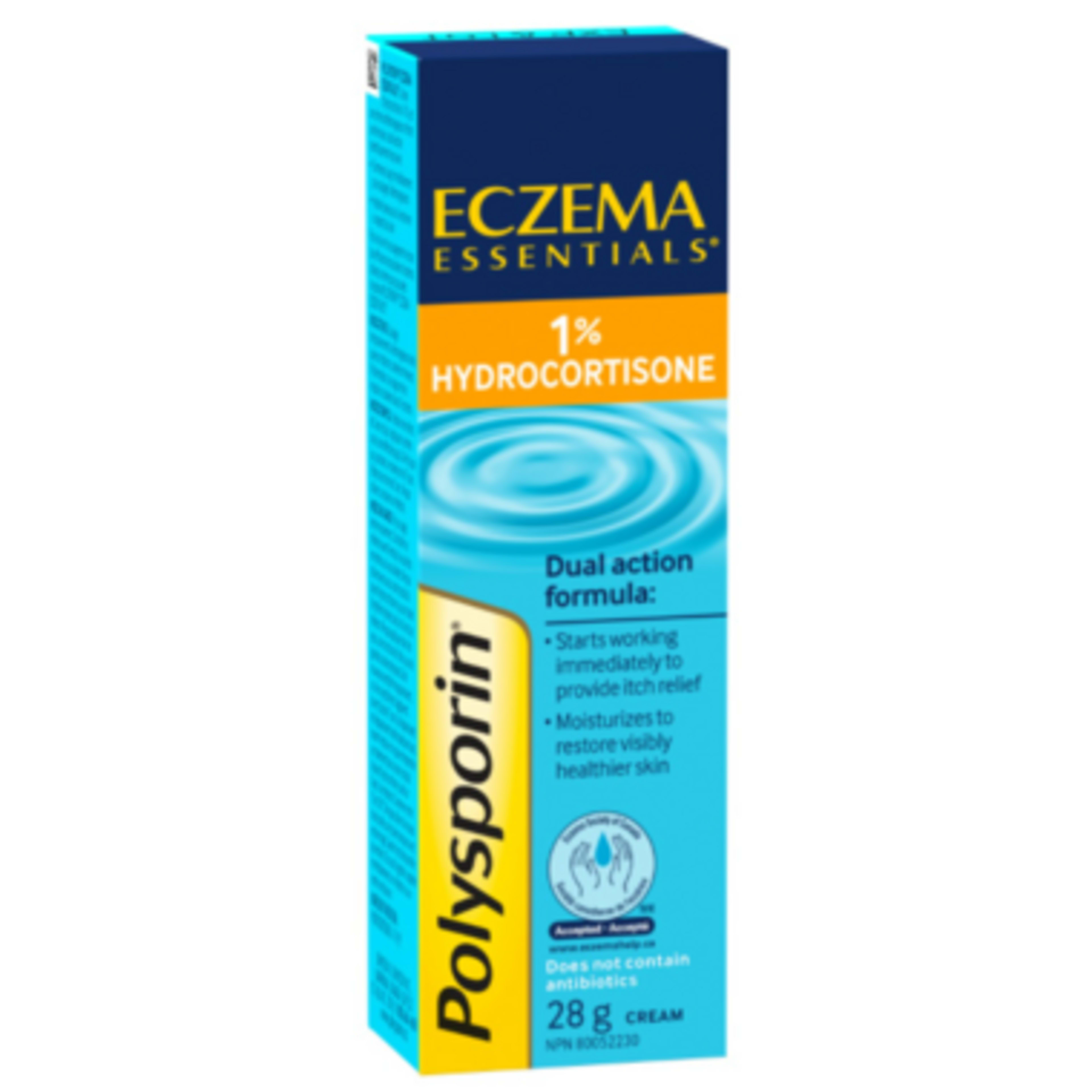 Polysporin Eczema Essentials Cream 1% Hydrocortisone 28 g