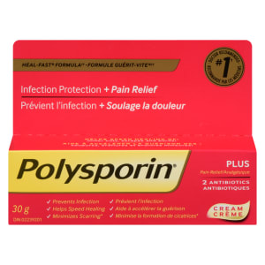 Polysporin Plus Pain Relief Cream 30 g