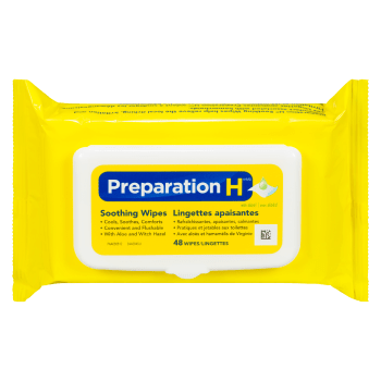 Preparation H Soothing Wipes with Aloe! 48 Wipes