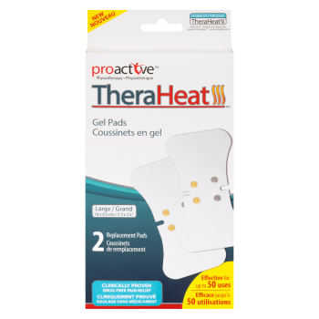 Proactive TheraHeat Gels Pads Large 2 Replacement Pads