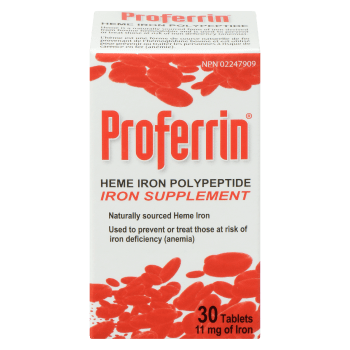 Proferrin Iron Supplement 30 Tablets