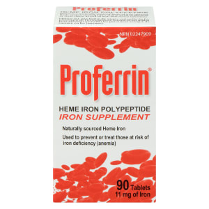 Proferrin Iron Supplement 90 Tablets