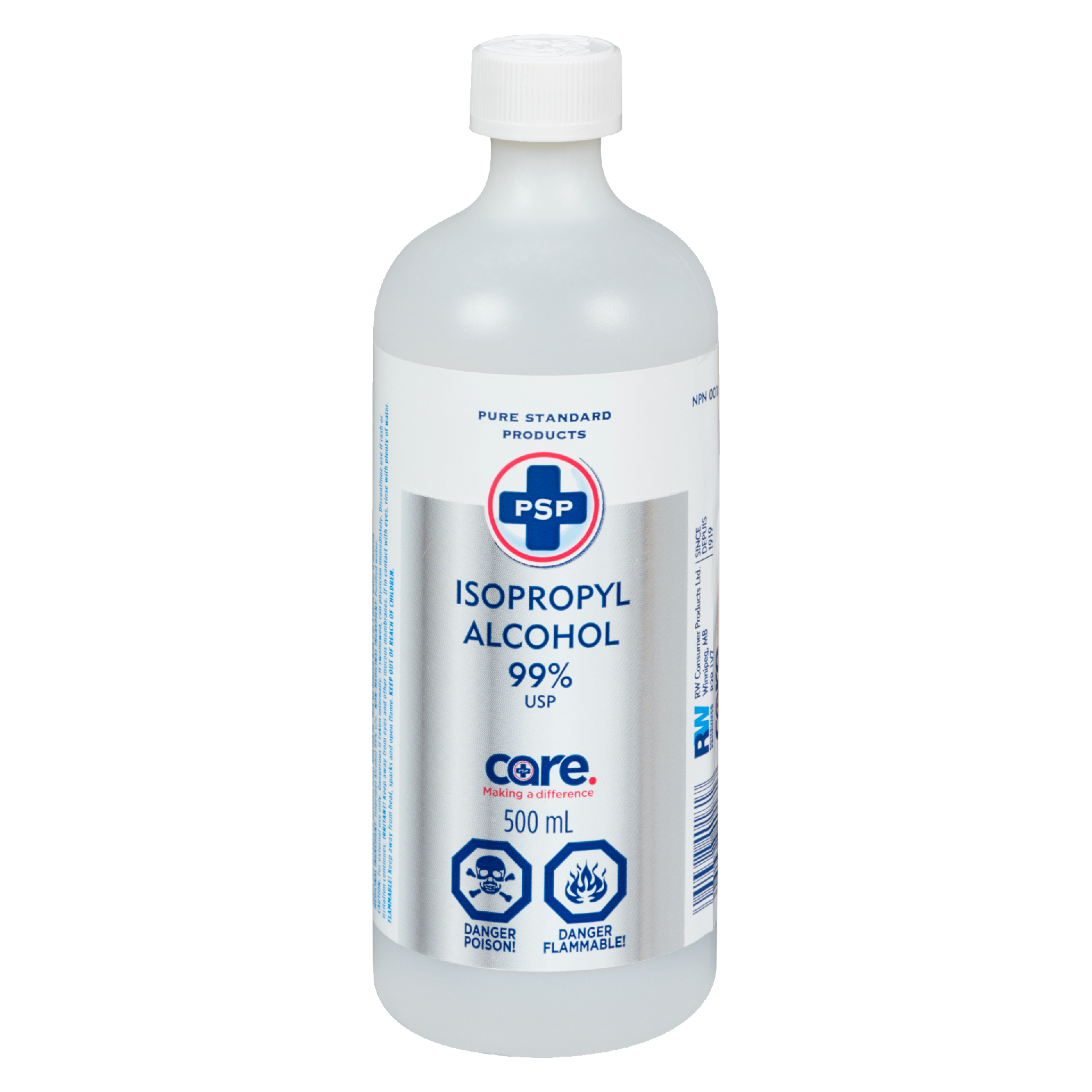 PSP Isopropyl Alcohol 99% USP 500 ml