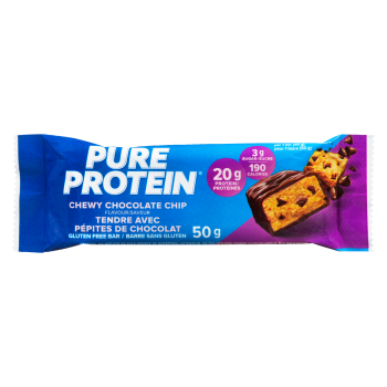 Pure Protein Gluten Free Bar Chewy Chocolate Chip Flavour 50 g