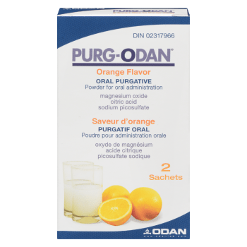 Purg-Odan Oral Purgative Orange Flavor 2 Sachets