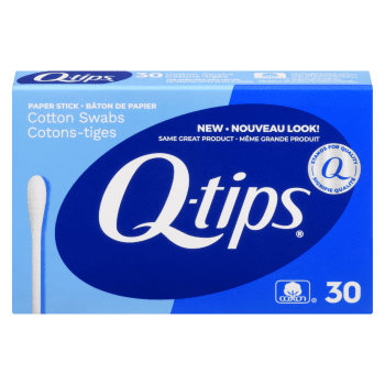 Q-tips 30 Paper Stick Cotton Swabs