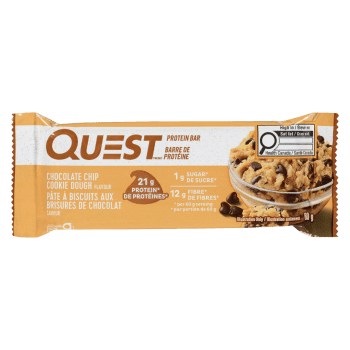 Quest Protein Bar Chocolate Chip Cookie Dough Flavour 60 g