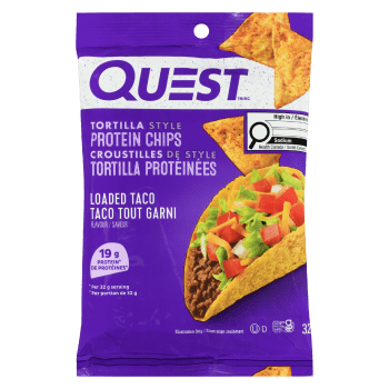 Quest Tortilla Style Protein Chips Loaded Taco Flavour 32 g