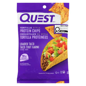 Quest Tortilla Style Protein Chips Loaded Taco Flavour 32 g