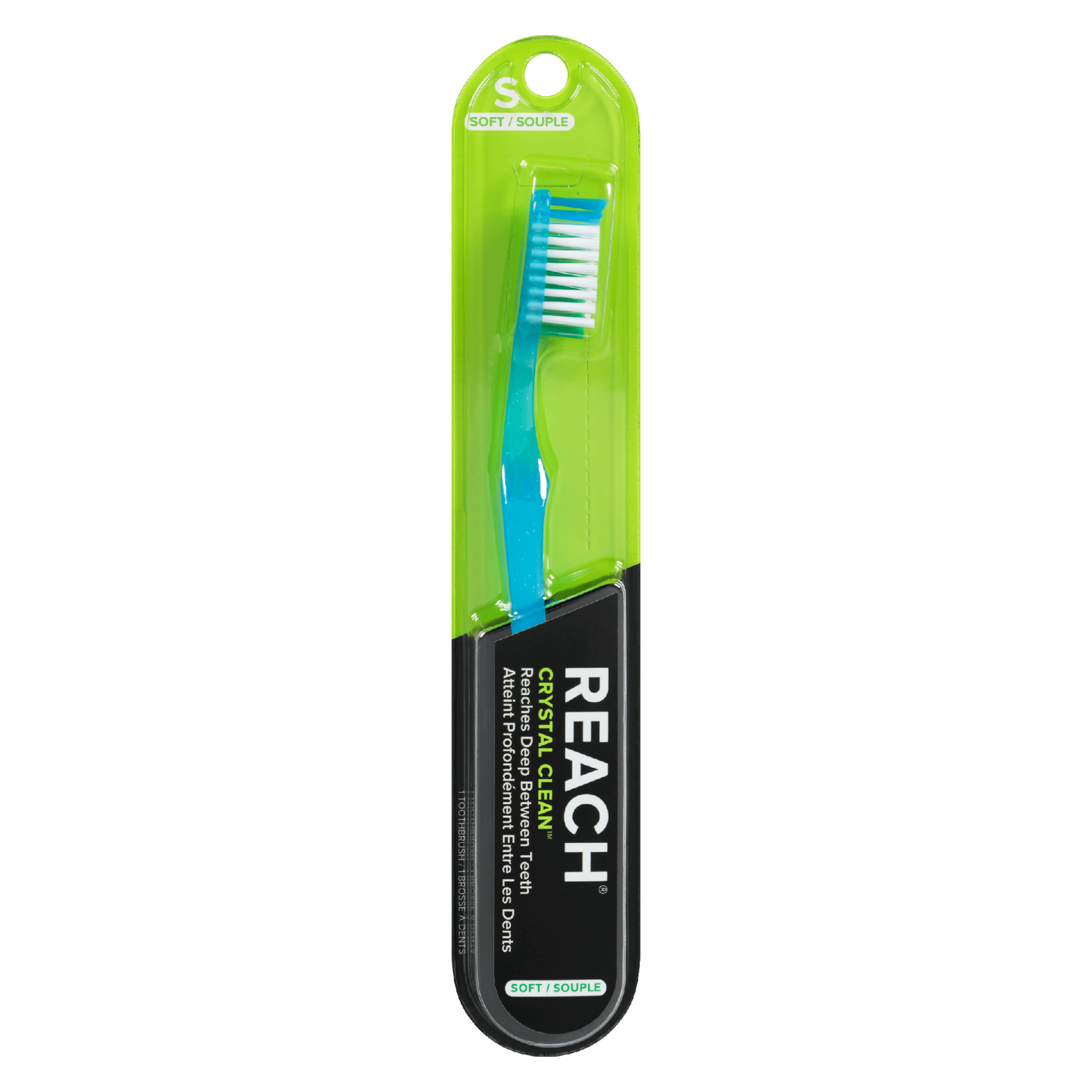 REACH Crystal Clean Soft 1 Toothbrush