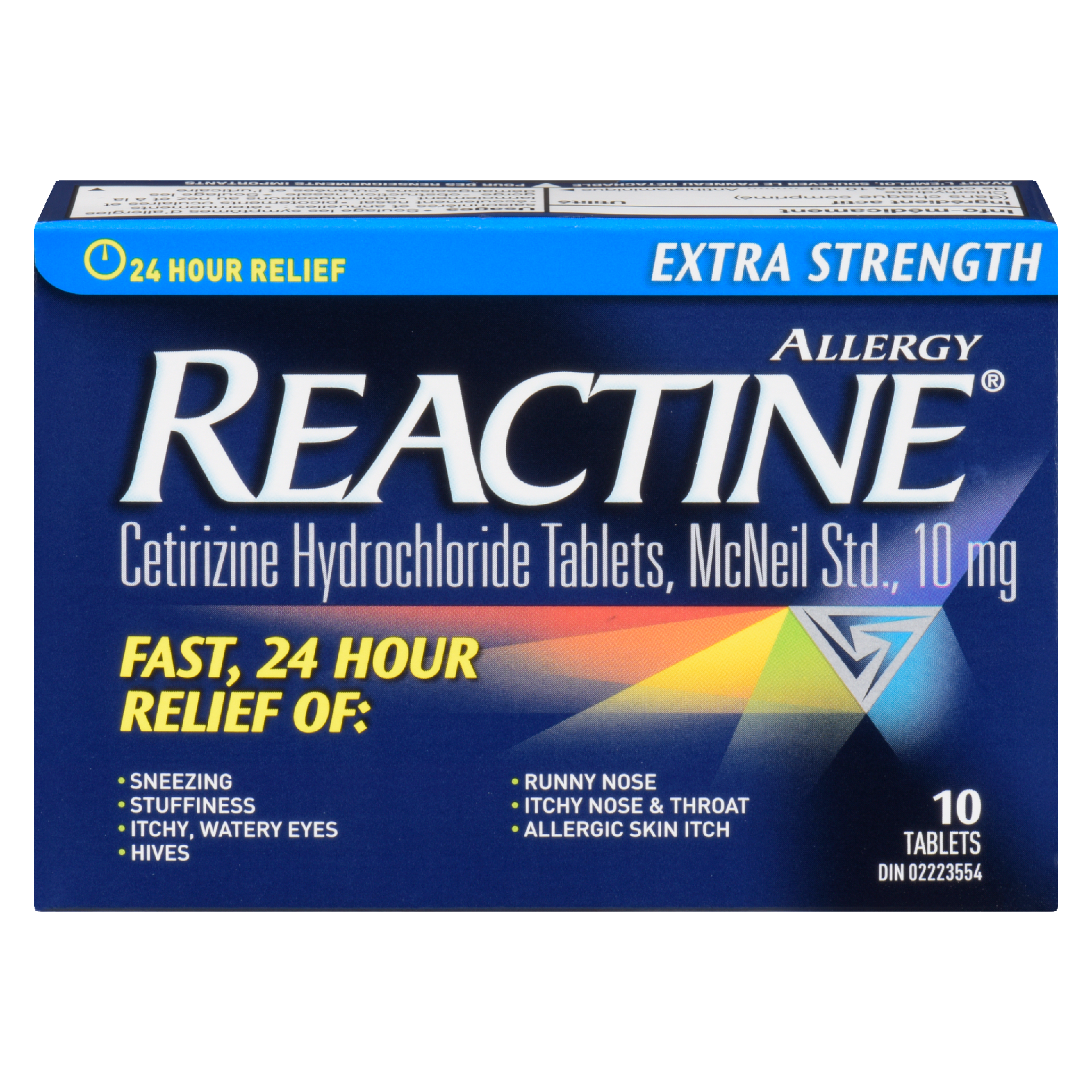 Reactine Allergy Extra Strength 10 Tablets