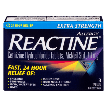 Reactine Allergy Extra Strength 3 Tablets