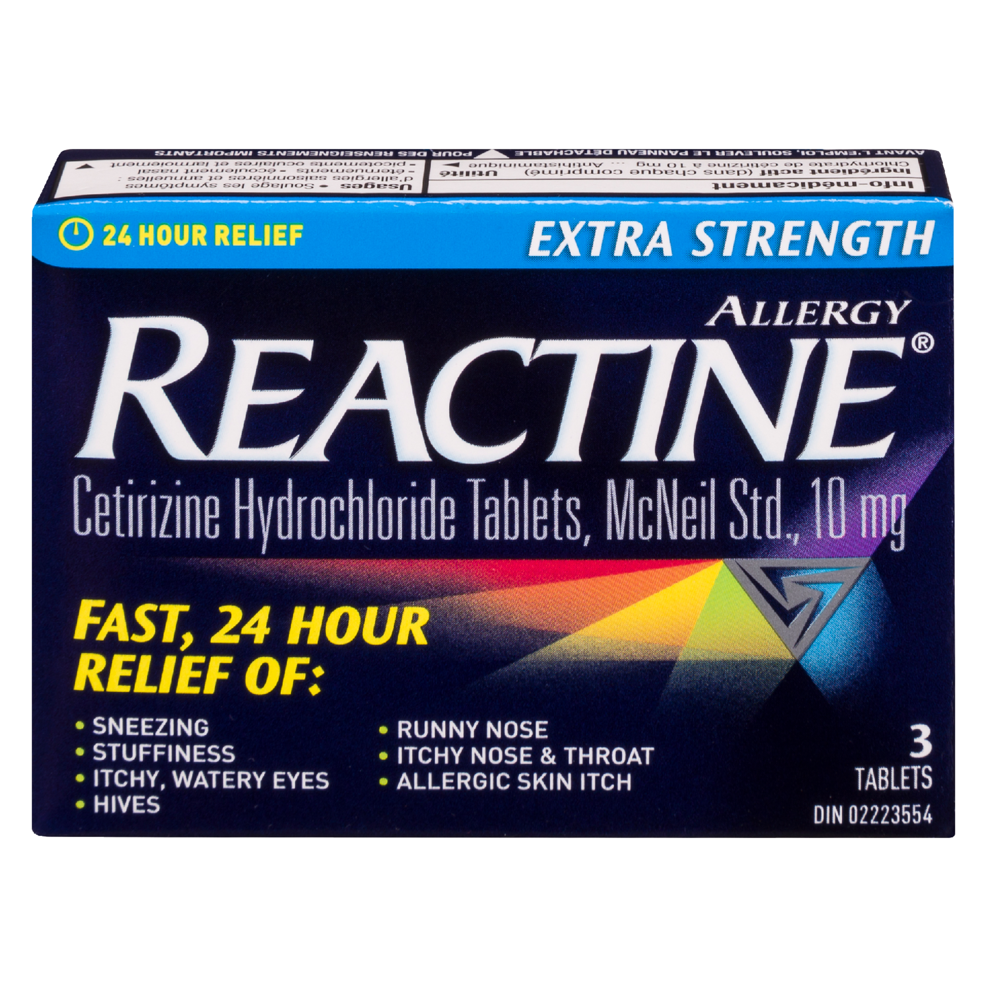 Reactine Allergy Extra Strength 3 Tablets