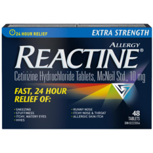 Reactine Allergy Extra Strength 48 Tablets