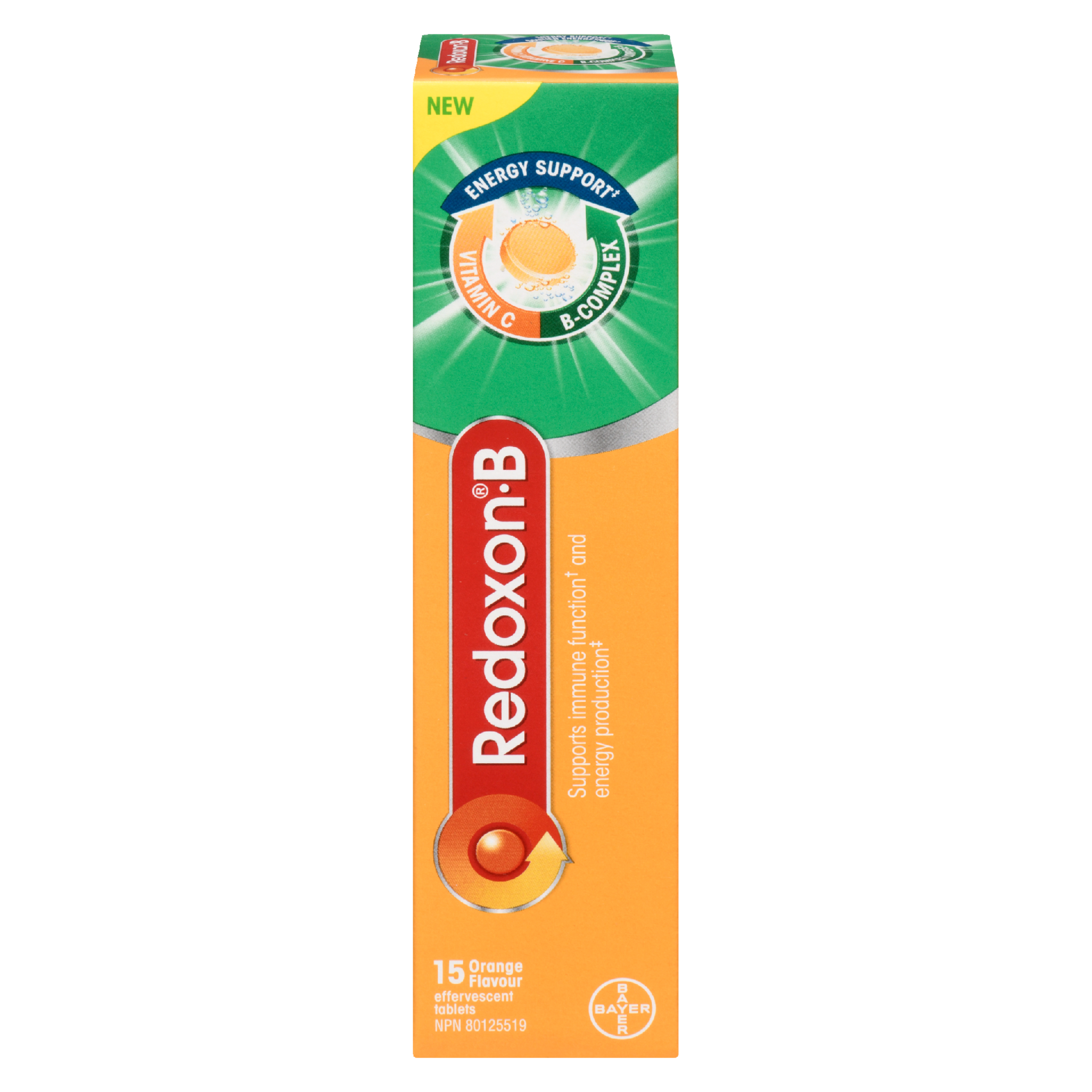 Redoxon-B Orange Flavour 15 Effervescent Tablets