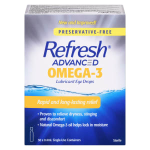 Refresh Advanced Omega-3 Lubricant Eye Drops Preservative-Free