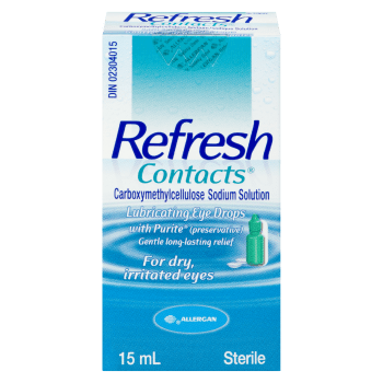Refresh Contacts Lubricating Eye Drops 15 ml