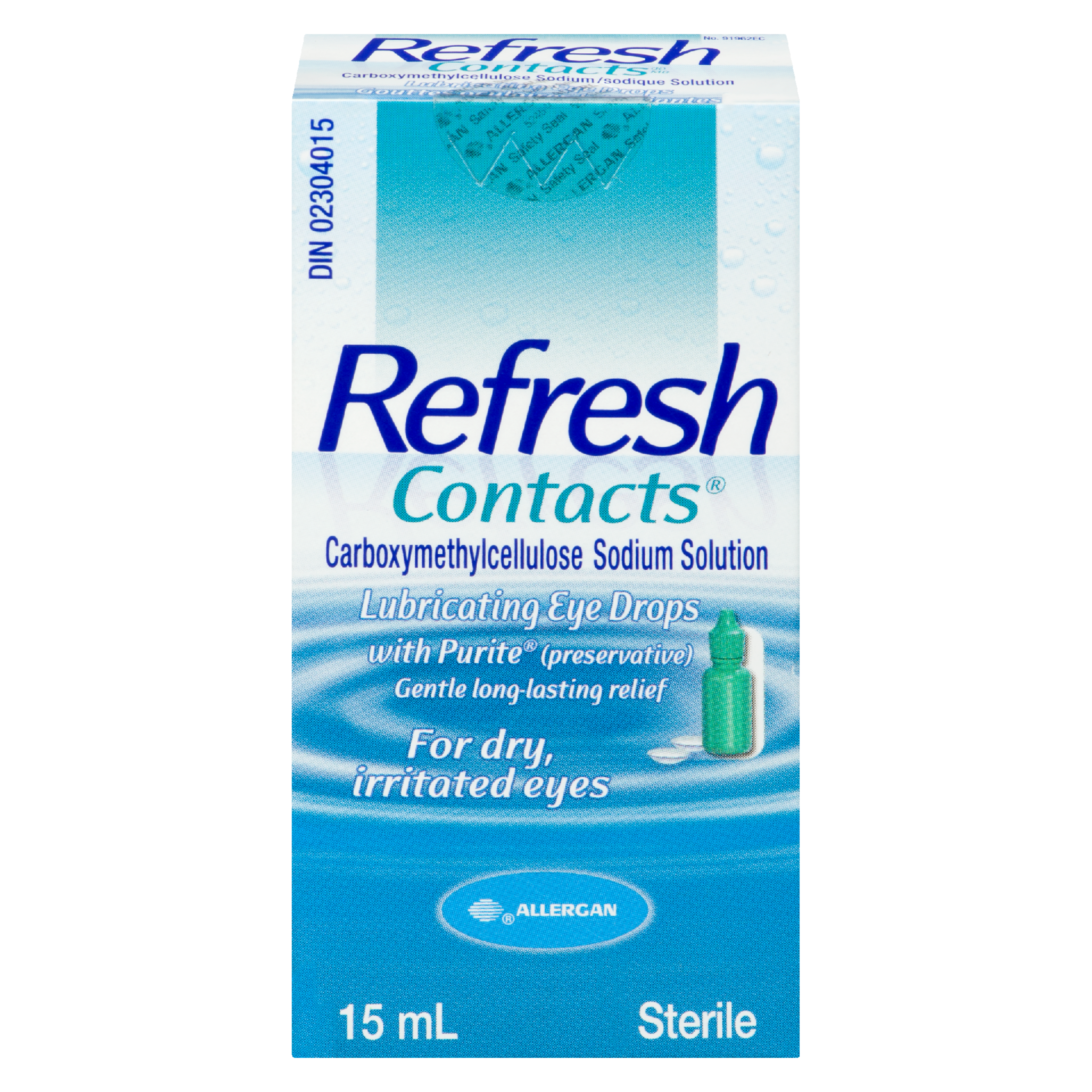 Refresh Contacts Lubricating Eye Drops 15 ml