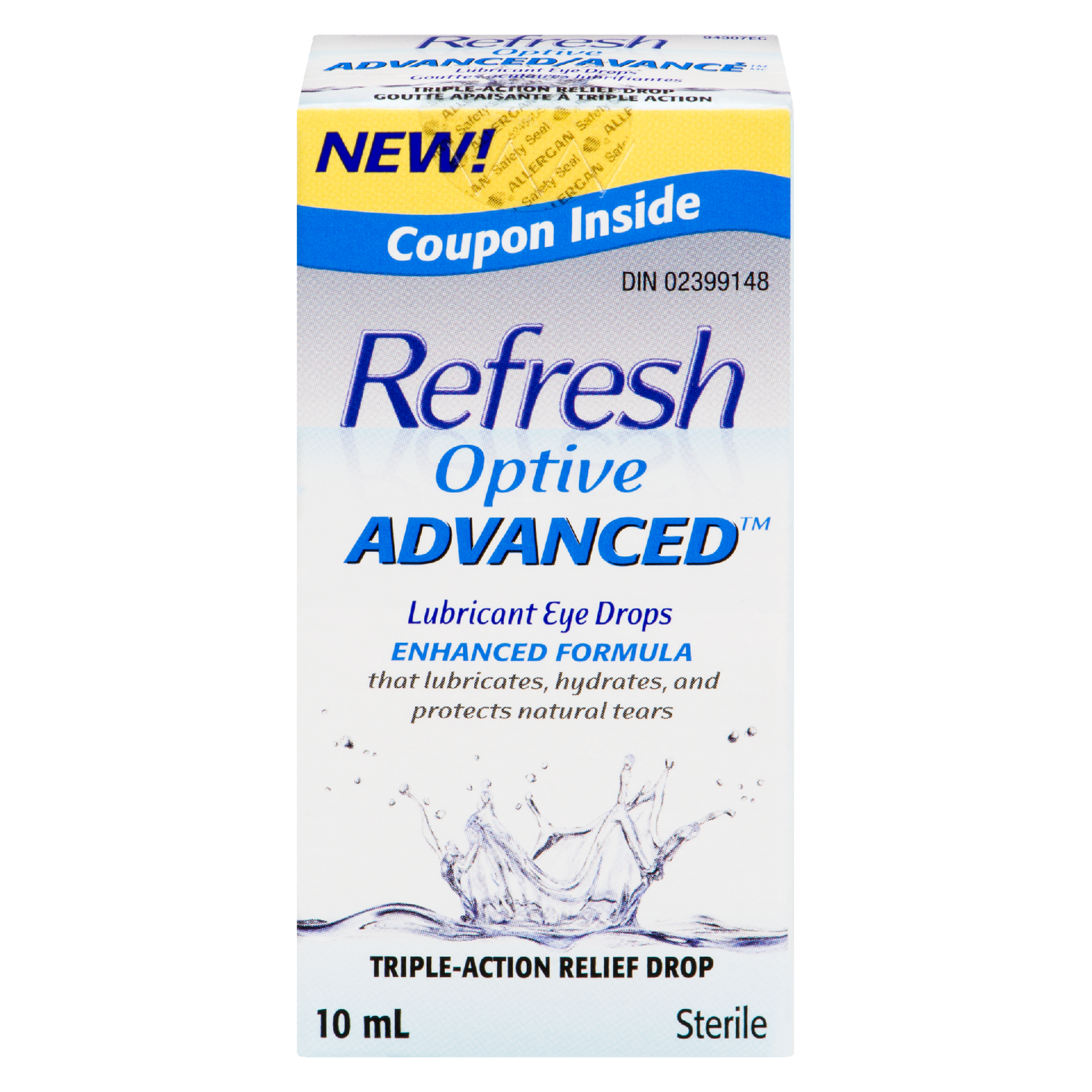 Refresh Optive Advanced Lubricant Eye Drops 10 ml