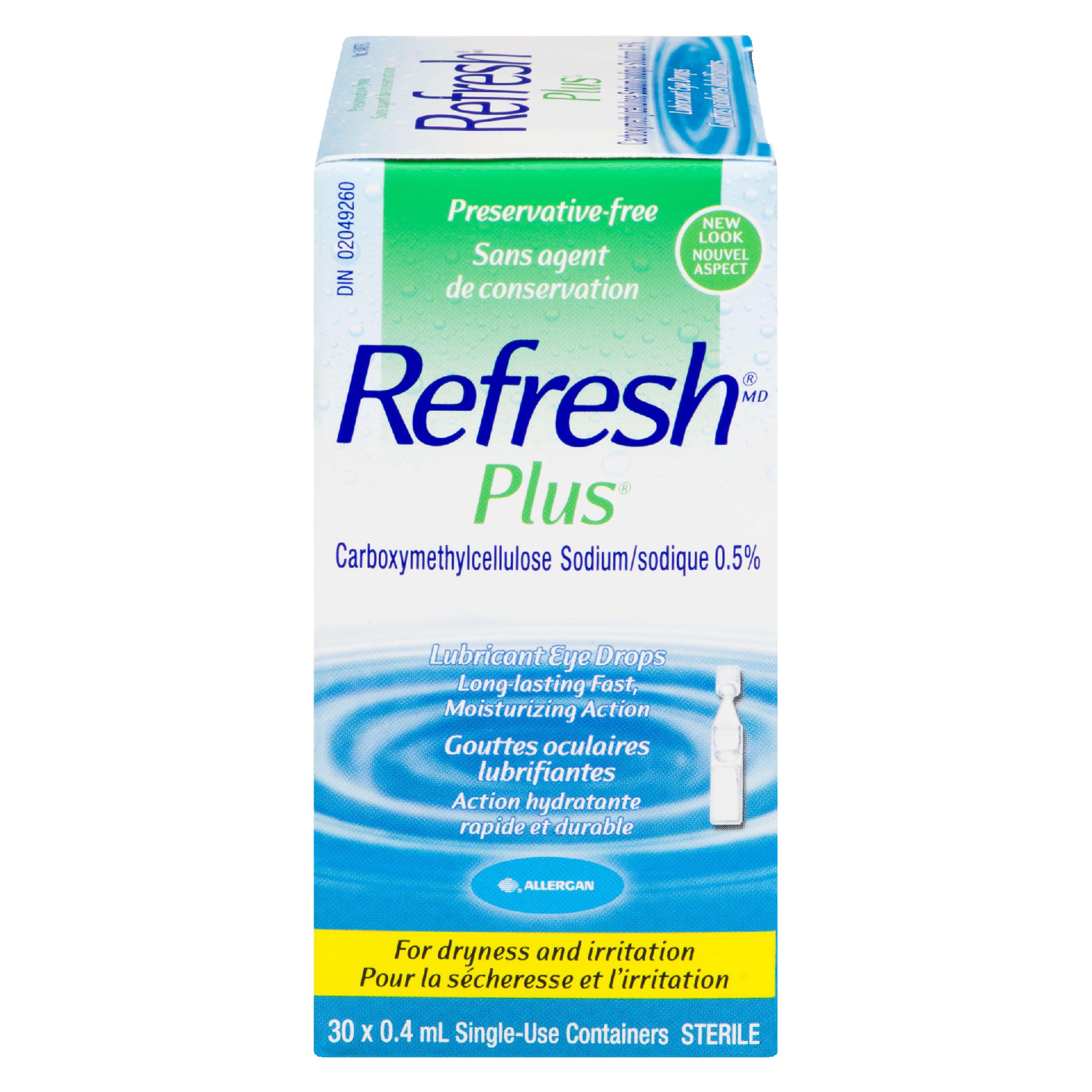 Refresh Plus Lubricant Eye Drops 30 x 0.4 ml