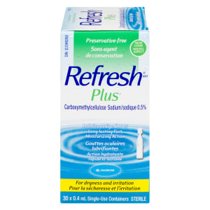 Refresh Plus Lubricant Eye Drops 30 x 0.4 ml