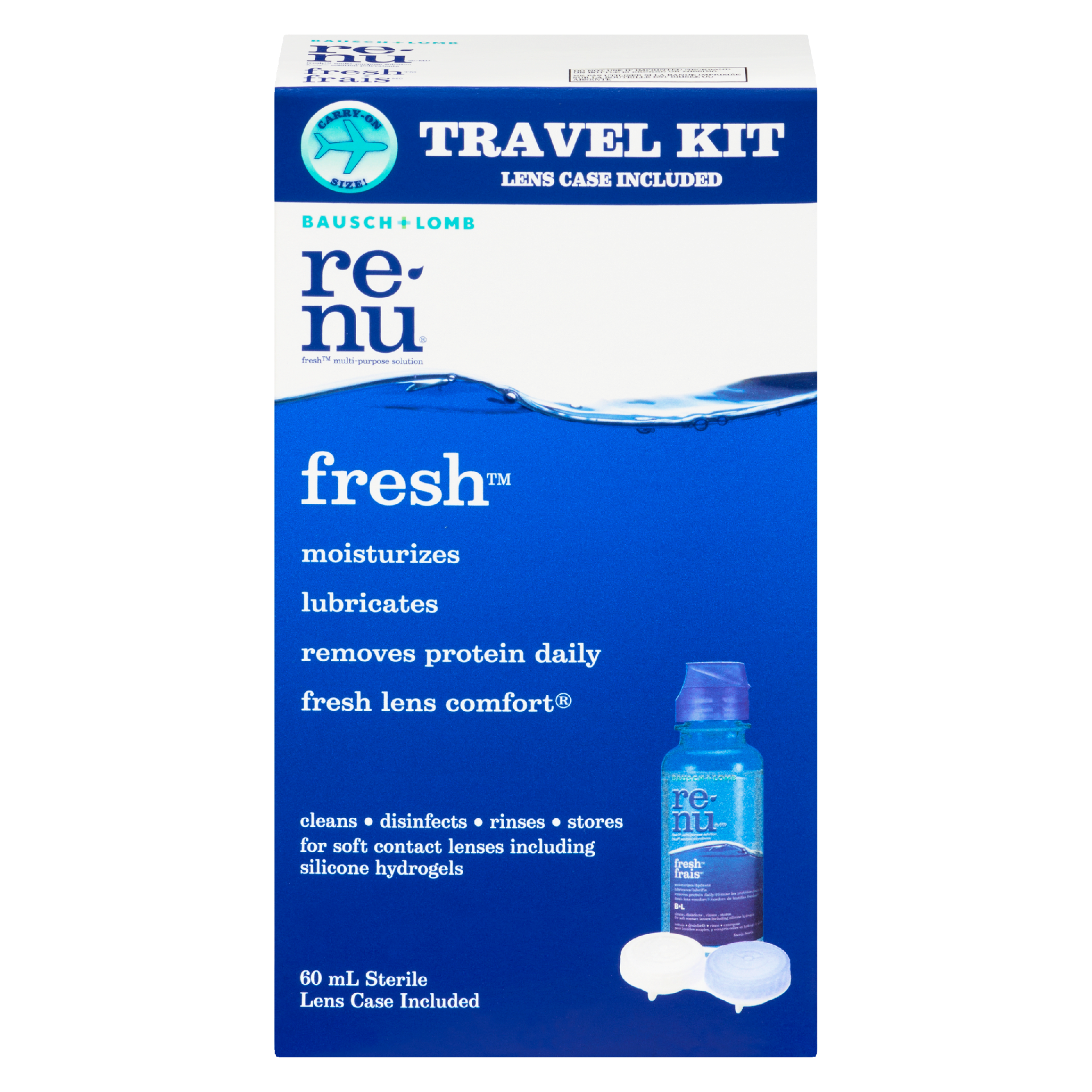 Renu Fresh Multi-Purpose Solution Travel Kit 60 ml