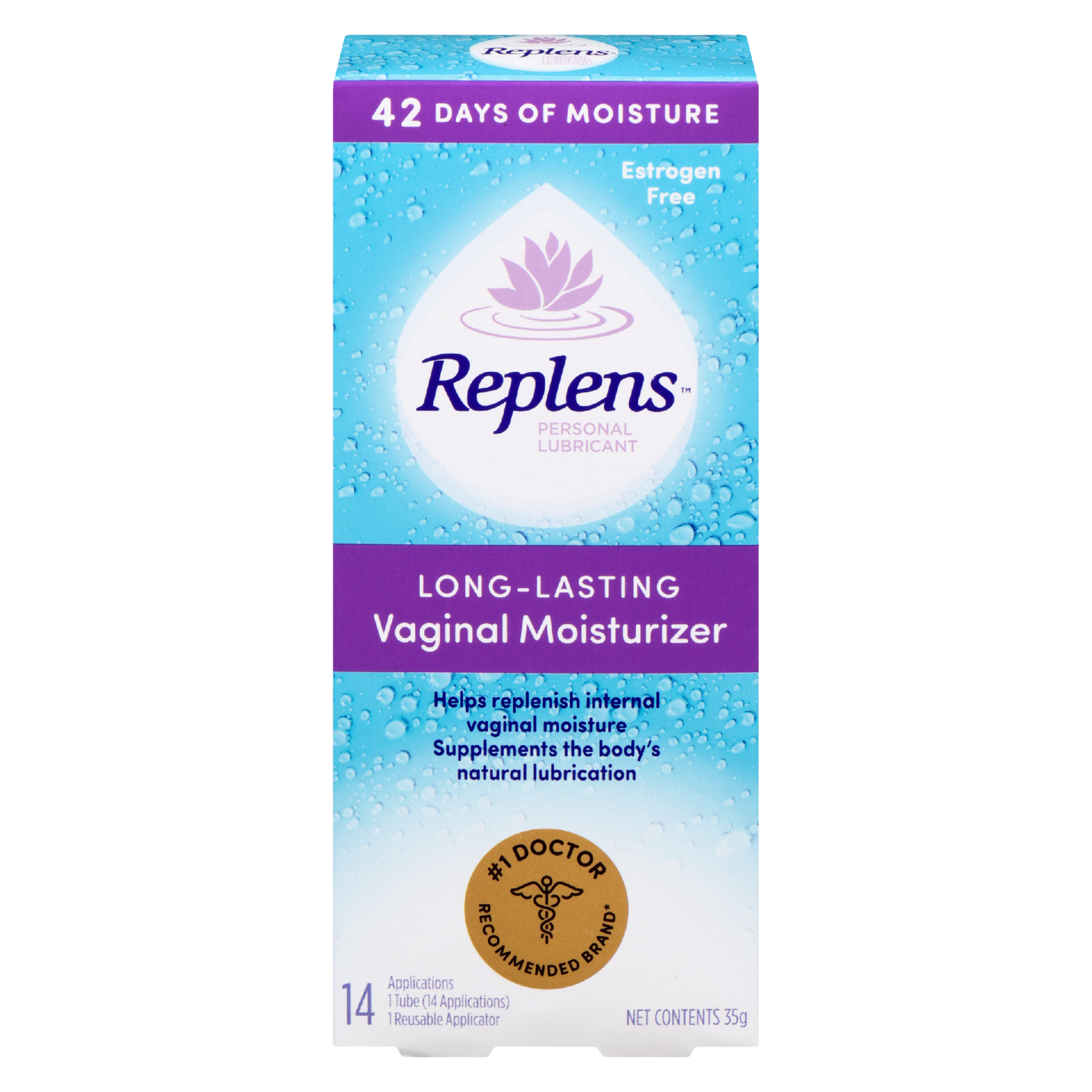 Replens Personal Lubricant Long-Lasting Vaginal Moisturizer 35 g