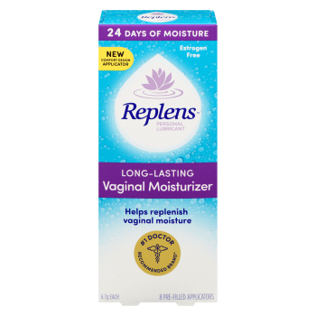 Replens Personal Lubricant Long-Lasting Vaginal Moisturizer 8 Pre-Filled Applicators x 6.7 g
