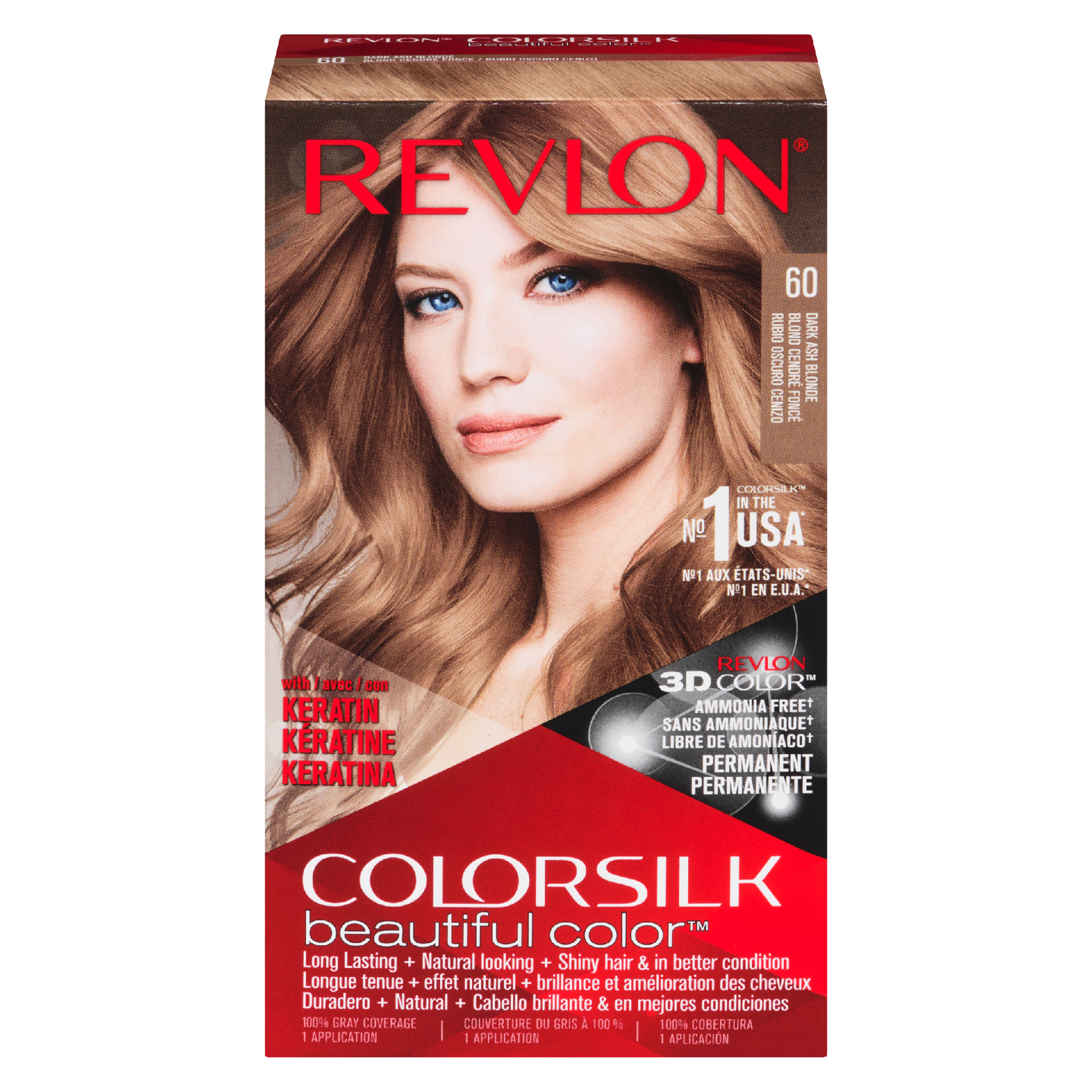 Revlon Colorsilk Beautiful Color 60 Dark Ash Blonde