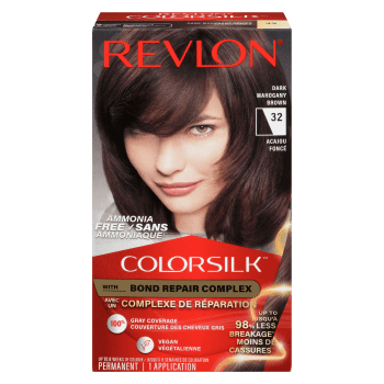 Revlon ColorSilk Permanent Color 32 Dark Mahogany Brown