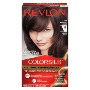 Revlon ColorSilk Permanent Color 32 Dark Mahogany Brown