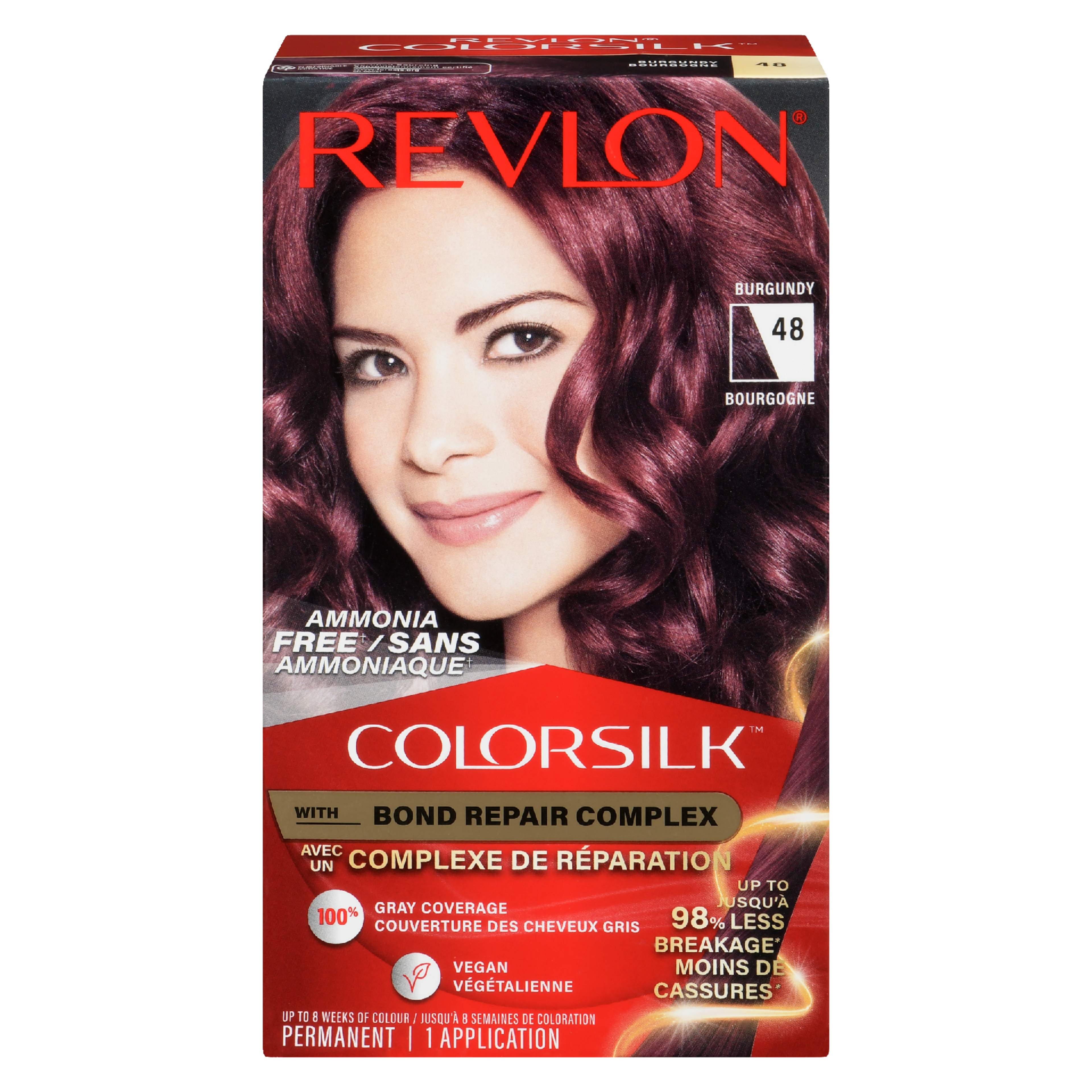 Revlon ColorSilk Permanent Color 48 Burgundy