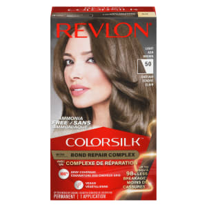 Revlon ColorSilk Permanent Color 50 Light Ash Brown