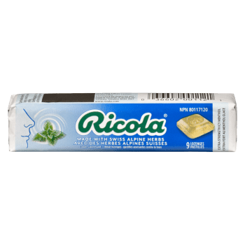 Ricola Cough Suppressant Throat Lozenges Extra Strength Icy Menthol 9 Lozenges