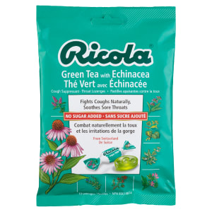 Ricola Green Tea with Echinacea Cough Suppressant Throat Lozenges 19 Lozenges