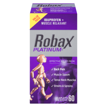 Robax Platinum Ibuprofen + Muscle Relaxant Value Pack 60 Caplets