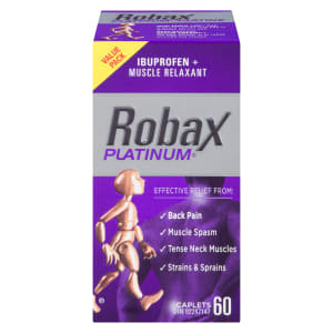 Robax Platinum Ibuprofen + Muscle Relaxant Value Pack 60 Caplets