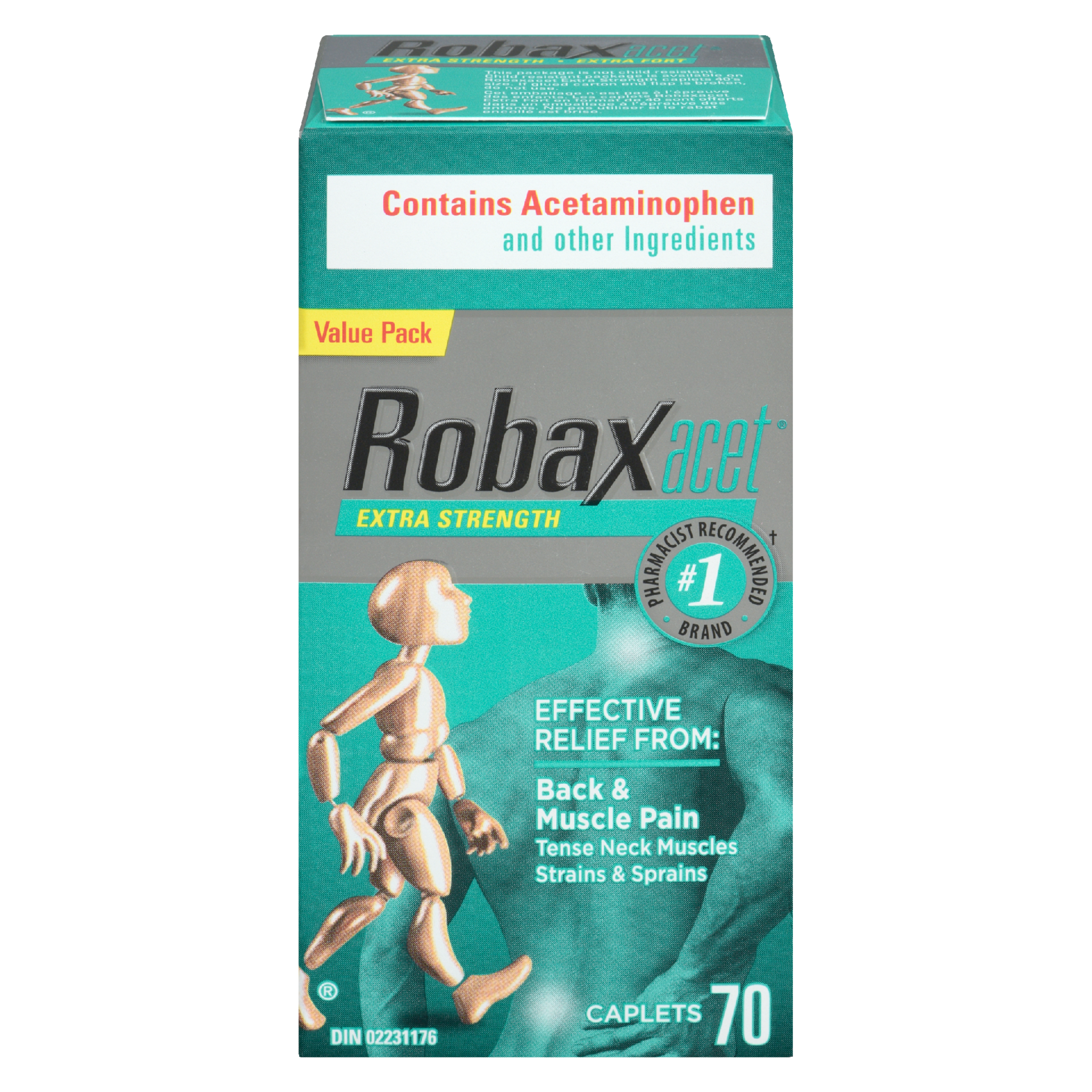 Robaxacet Extra Strength Value Pack 70 Caplets