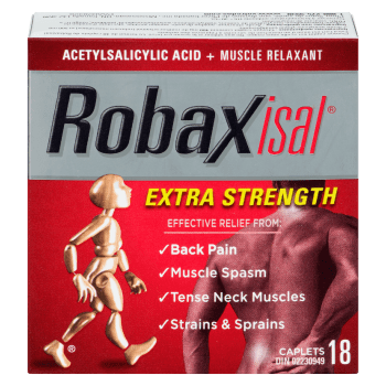 Robaxisal Acetylsalicylic Acid + Muscle Relaxant 18 Caplets