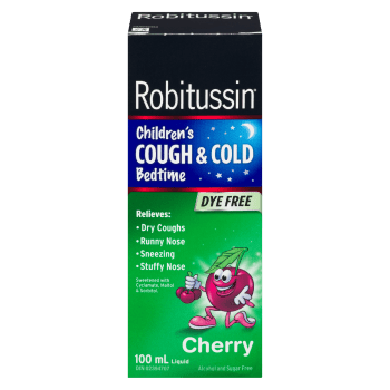 Robitussin Children's Cough & Cold Bedtime Liquid Cherry 100 ml