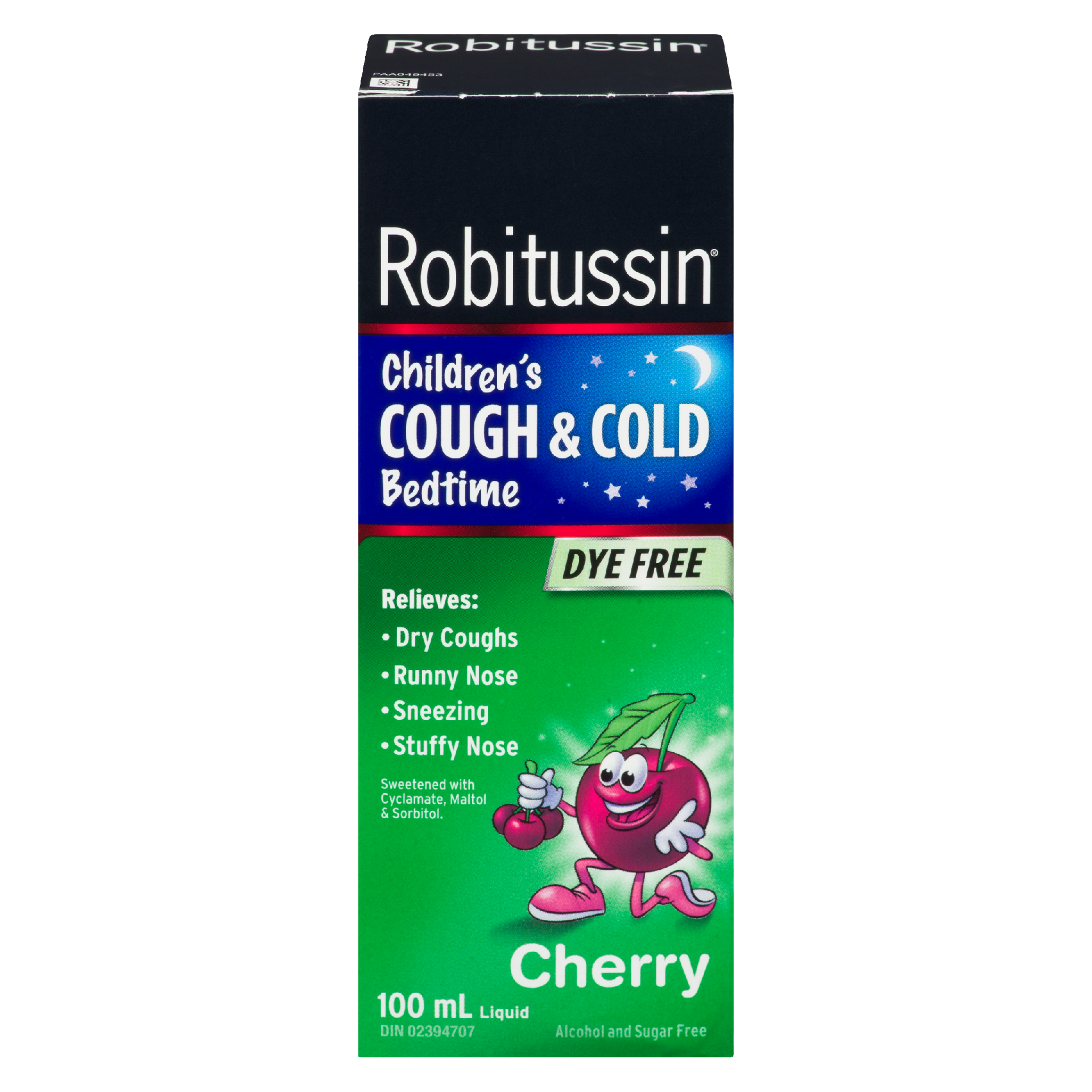 Robitussin Children's Cough & Cold Bedtime Liquid Cherry 100 ml