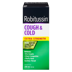 Robitussin Cough & Cold Extra Strength Syrup 250 ml