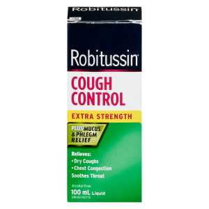 Robitussin Extra Strength Cough Control Liquid 100 ml