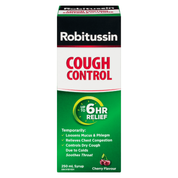 Robitussin Syrup Cough Control Cherry Flavour 250 ml