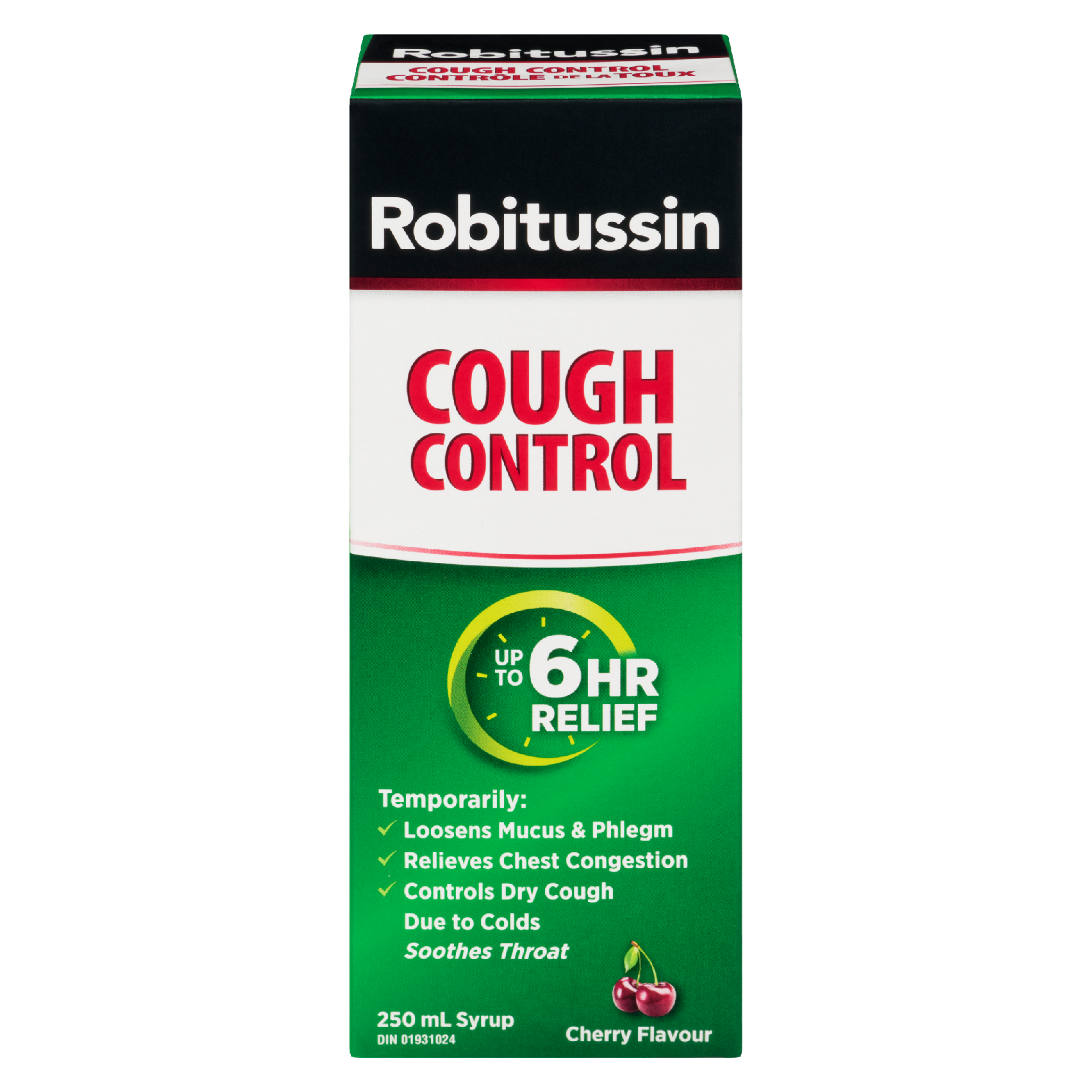 Robitussin Syrup Cough Control Cherry Flavour 250 ml