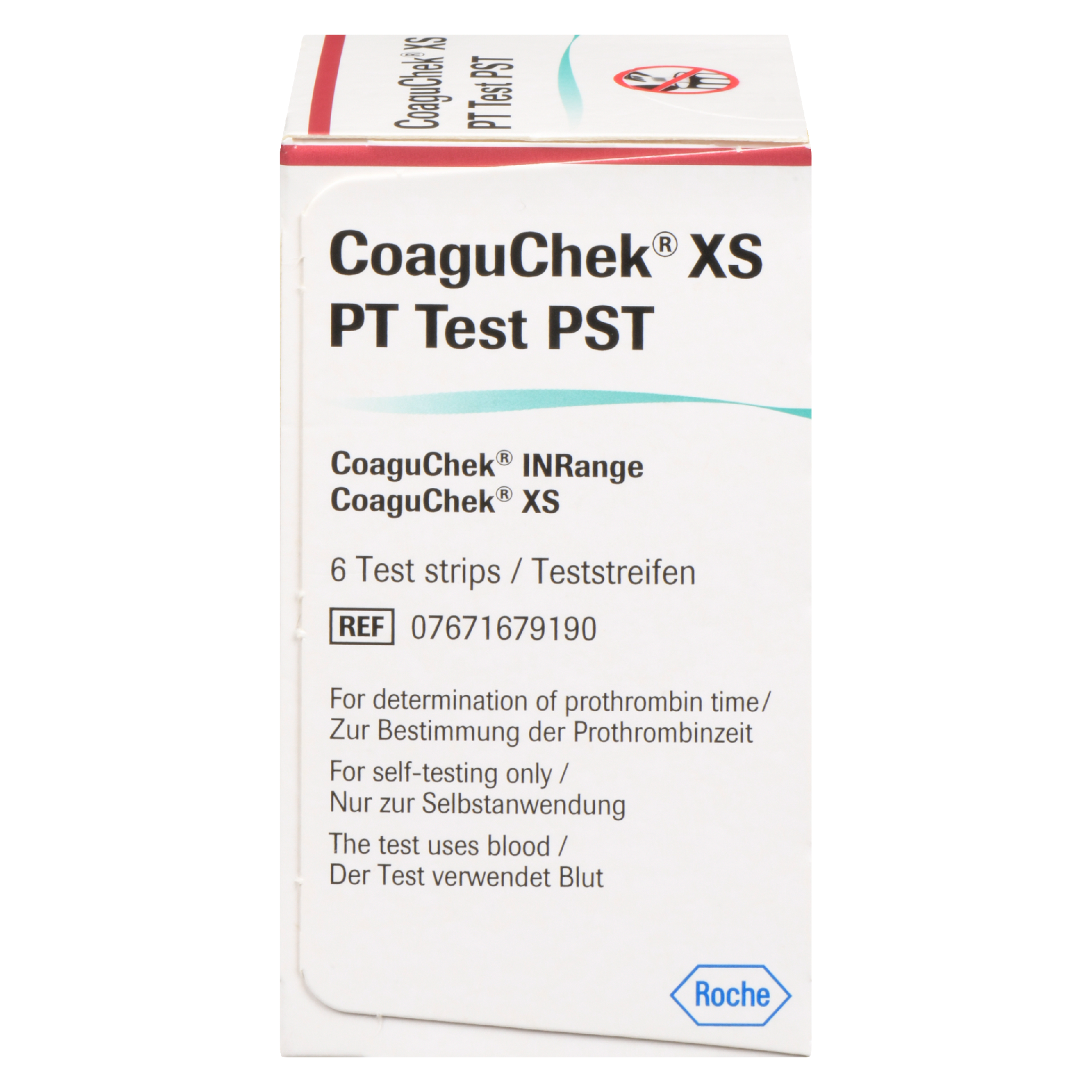 Roche CoaguChek XS PT Test PST 6 Test Strips