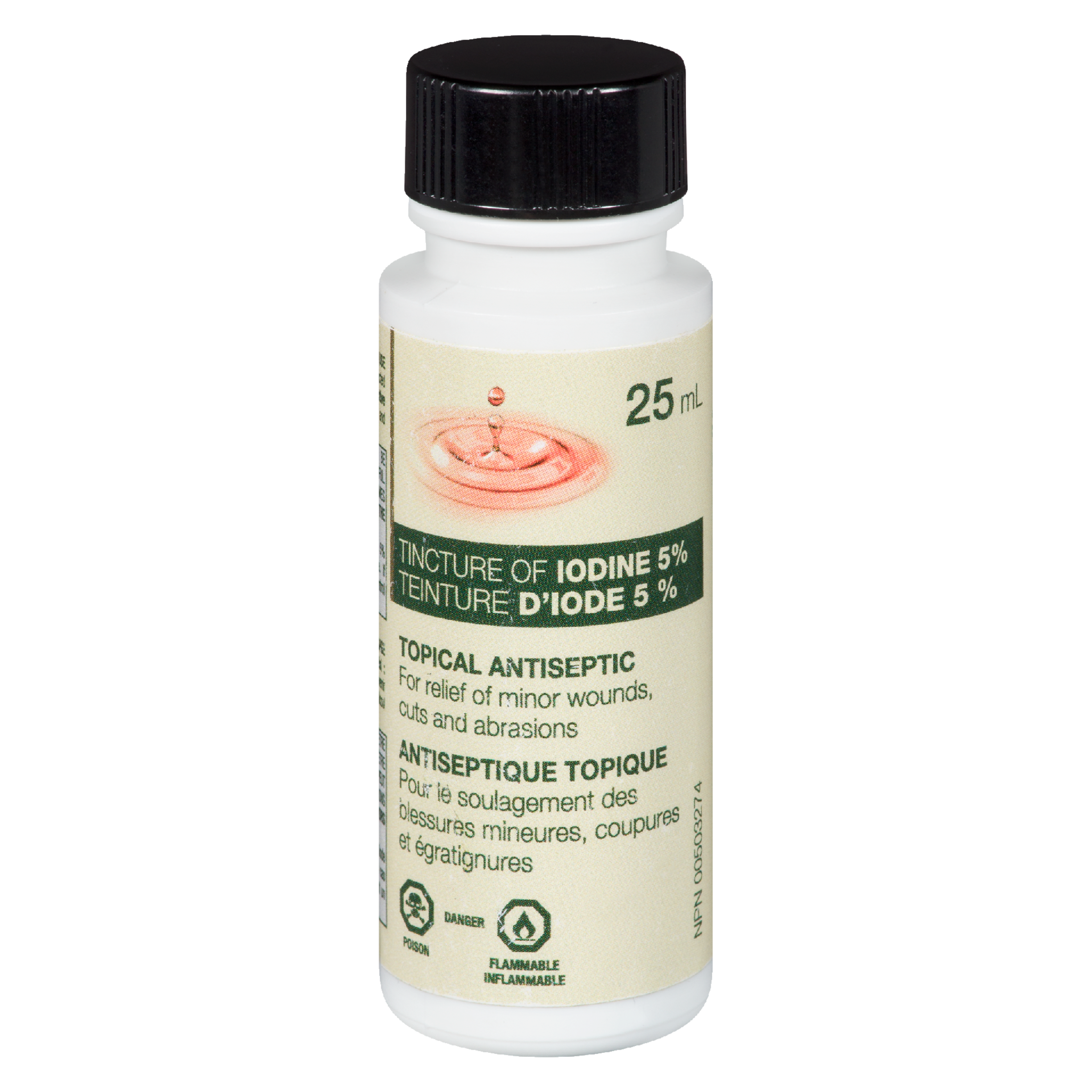 Rougier Tincture of Iodine 5% Topical Antiseptic 25 ml